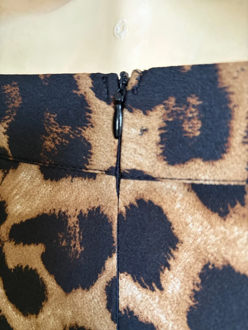 SHEIN Brown & Black Leopard Print Wide Leg Jumpsuit - Picture 7 of 8